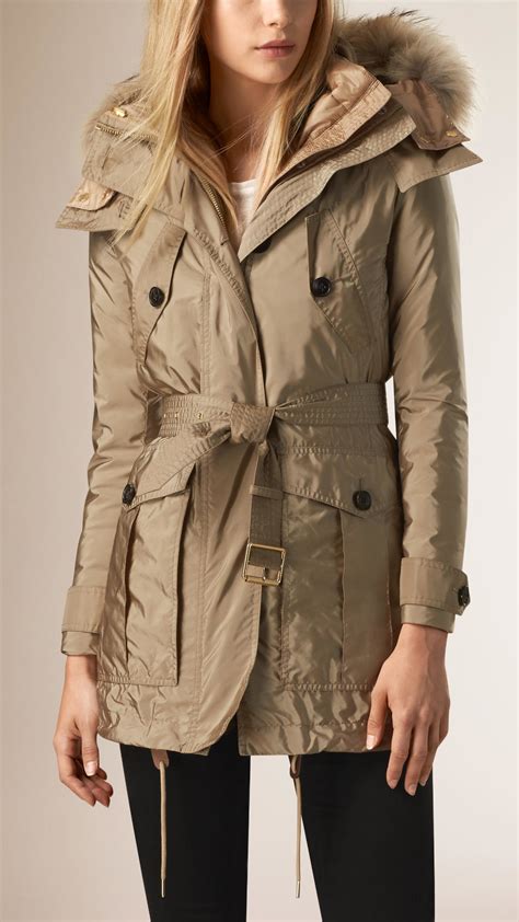 burberry hooded parka